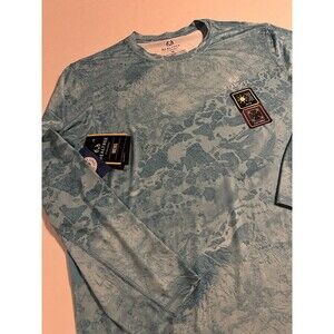NWT RealTree Fishing Camo Performance Long Sleeve Shirt XXL Flex UPF 30 Stretch